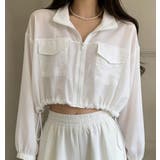 ショート丈 シアーブルゾン | Bifrost | 詳細画像7 