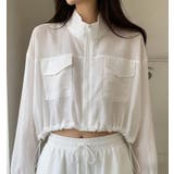 ショート丈 シアーブルゾン | Bifrost | 詳細画像9 