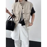 スタンドカラー ワークポケット ドローストベスト | Bifrost | 詳細画像1 