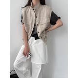 スタンドカラー ワークポケット ドローストベスト | Bifrost | 詳細画像2 