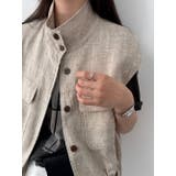 スタンドカラー ワークポケット ドローストベスト | Bifrost | 詳細画像5 