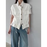 スタンドカラー ワークポケット ドローストベスト | Bifrost | 詳細画像7 