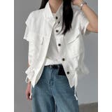 スタンドカラー ワークポケット ドローストベスト | Bifrost | 詳細画像9 