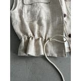 スタンドカラー ワークポケット ドローストベスト | Bifrost | 詳細画像11 