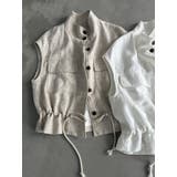 スタンドカラー ワークポケット ドローストベスト | Bifrost | 詳細画像12 