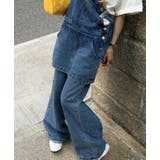オーバーオール レイヤード デニムパンツ | Bifrost | 詳細画像7 