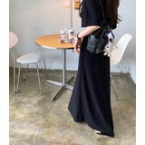 クロップド半袖トップス × ウエスト紐付きマキシスカート セットアップ | Bifrost | 詳細画像15