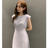 コクーンネック タックデザイン フレアミディワンピース | Bifrost | 詳細画像2