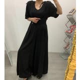 ウエストギャザー コンビネーション ワイドレッグオールインワン | Bifrost | 詳細画像8 