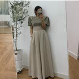 ウエストギャザー コンビネーション ワイドレッグオールインワン | Bifrost | 詳細画像11 