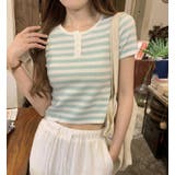 グリーン | Ｔシャツ【韓国ファッション】 | Bifrost