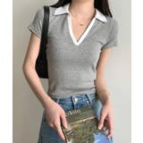 グレー | Tシャツ【韓国ファッション】 | Bifrost