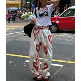 ハートプリント ワイドパンツ | Bifrost | 詳細画像5