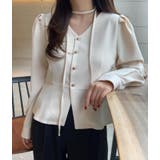 ベージュ | ブラウス【韓国ファッション】 | Bifrost