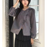 グレー | ブラウス【韓国ファッション】 | Bifrost