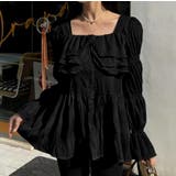 ブラック | ブラウス【韓国ファッション】 | Bifrost