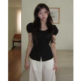 ブラック | ブラウス【韓国ファッション】 | Bifrost