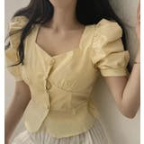 イエロー | ブラウス【韓国ファッション】 | Bifrost