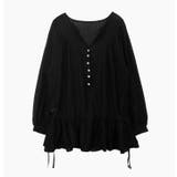 ブラック | ブラウス【韓国ファッション】 | Bifrost