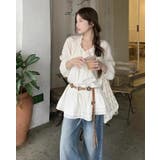 ベージュ | ブラウス【韓国ファッション】 | Bifrost