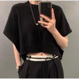 ブラック | Tシャツ【韓国ファッション】 | Bifrost
