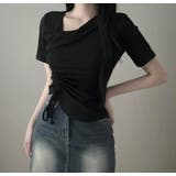 ブラック | Ｔシャツ【韓国ファッション】 | Bifrost