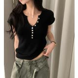 ブラック | Ｔシャツ【韓国ファッション】 | Bifrost