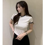 ホワイト | Ｔシャツ【韓国ファッション】 | Bifrost
