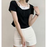 ブラック | Tシャツ【韓国ファッション】 | Bifrost