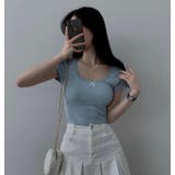 ブルー | Tシャツ【韓国ファッション】 | Bifrost