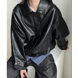 ターンダウンカラー オーバーサイズ レザーアウター | Bifrost | 詳細画像10