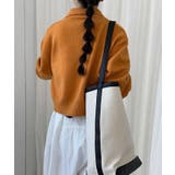 ターンダウンカラー ショート ニットアウター ファスナーデザイン | Bifrost | 詳細画像2