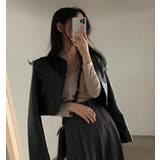 ノーカラー ショートカット レザージャケット | Bifrost | 詳細画像4