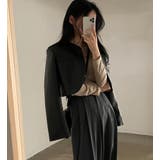 ノーカラー ショートカット レザージャケット | Bifrost | 詳細画像5