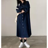 シャツスタイル ロング デニムワンピース | Bifrost | 詳細画像9