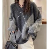 グレー | ニット・セーター【韓国ファッション】 | Bifrost