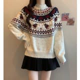 アイボリー | ニット・セーター【韓国ファッション】 | Bifrost