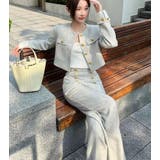 ミニマル丸ネックショート メタルボタン ワイドレッグ セット | Bifrost | 詳細画像6 