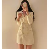 ダブルブレストのブレザーワンピース | Bifrost | 詳細画像1 