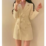 ダブルブレストのブレザーワンピース | Bifrost | 詳細画像9 