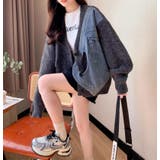 デニムパネルツインジッパーカーディガン | Bifrost | 詳細画像8 