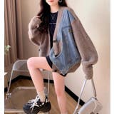 デニムパネルツインジッパーカーディガン | Bifrost | 詳細画像14 