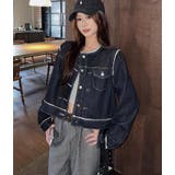 コントラスト縫い目デニムジャケット | Bifrost | 詳細画像3 