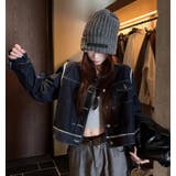 コントラスト縫い目デニムジャケット | Bifrost | 詳細画像4 