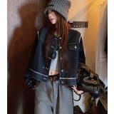 コントラスト縫い目デニムジャケット | Bifrost | 詳細画像5 