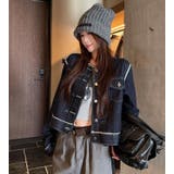 コントラスト縫い目デニムジャケット | Bifrost | 詳細画像6 