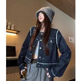 コントラスト縫い目デニムジャケット | Bifrost | 詳細画像7 