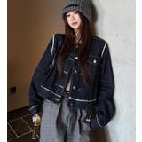 コントラスト縫い目デニムジャケット | Bifrost | 詳細画像8 