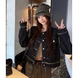 コントラスト縫い目デニムジャケット | Bifrost | 詳細画像10 