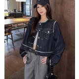 コントラスト縫い目デニムジャケット | Bifrost | 詳細画像13 